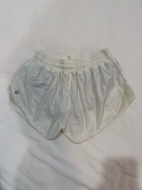 lululemon White Hotty Hot Athletic Shorts